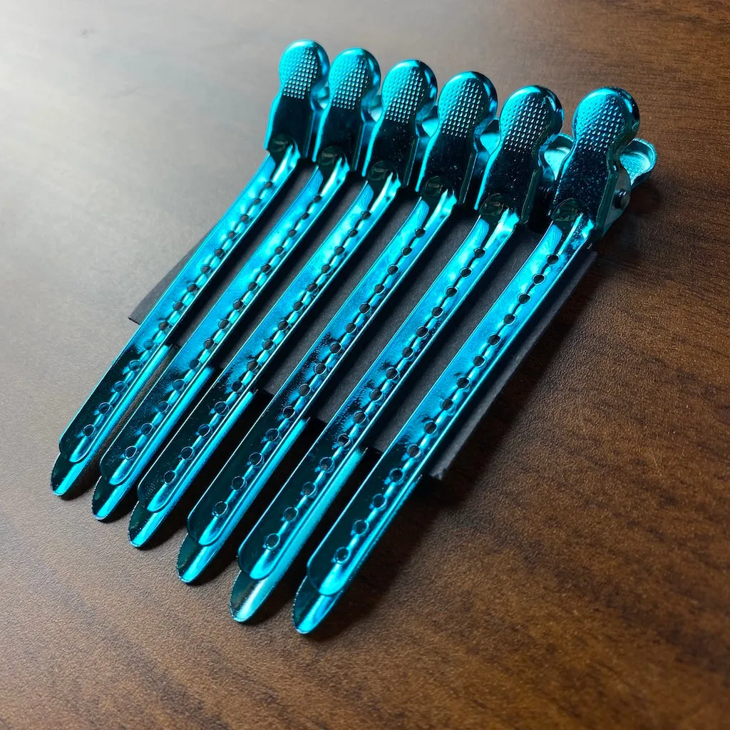 12 Piece Set Nova Professional Metal Hair Clips