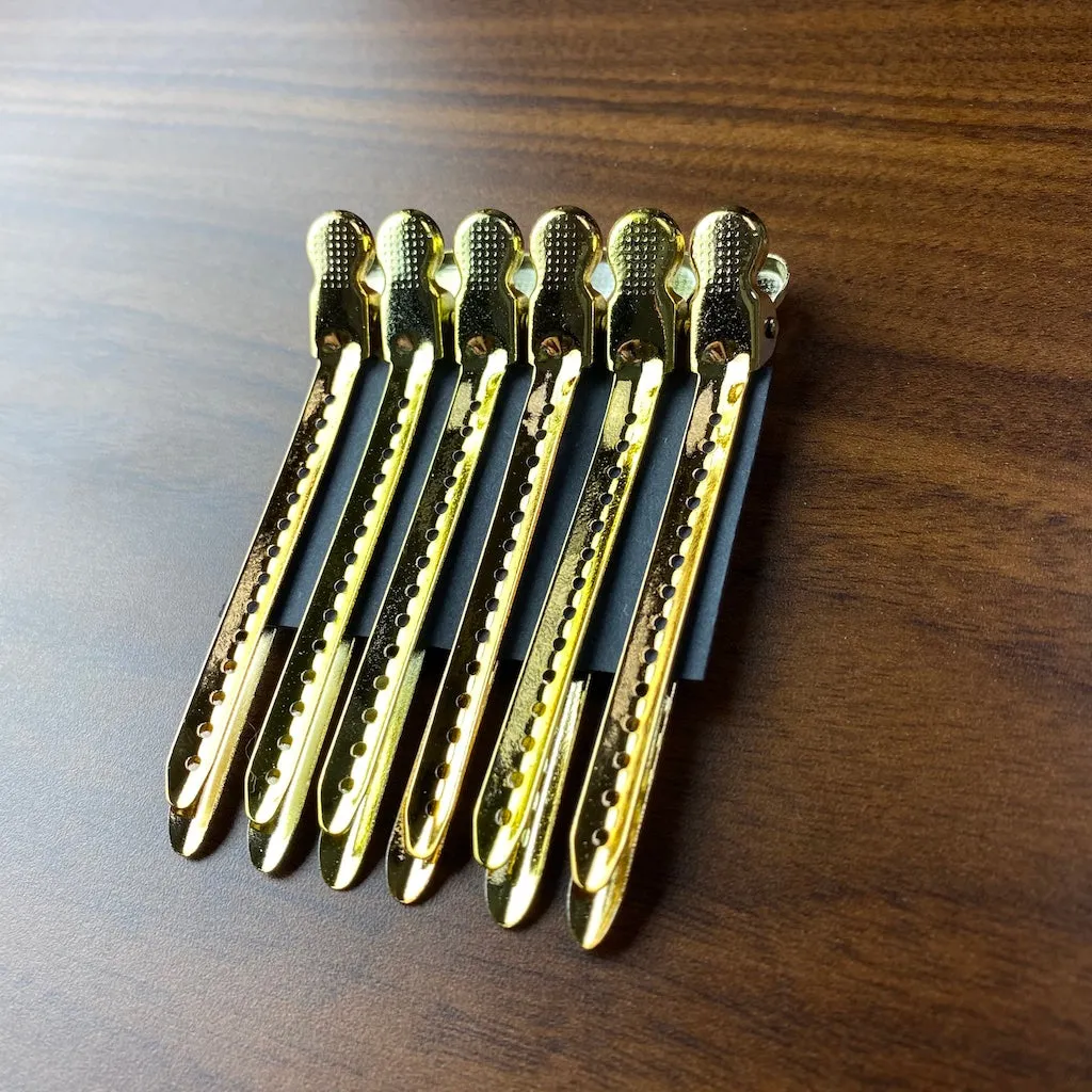 12 Piece Set Nova Professional Metal Hair Clips