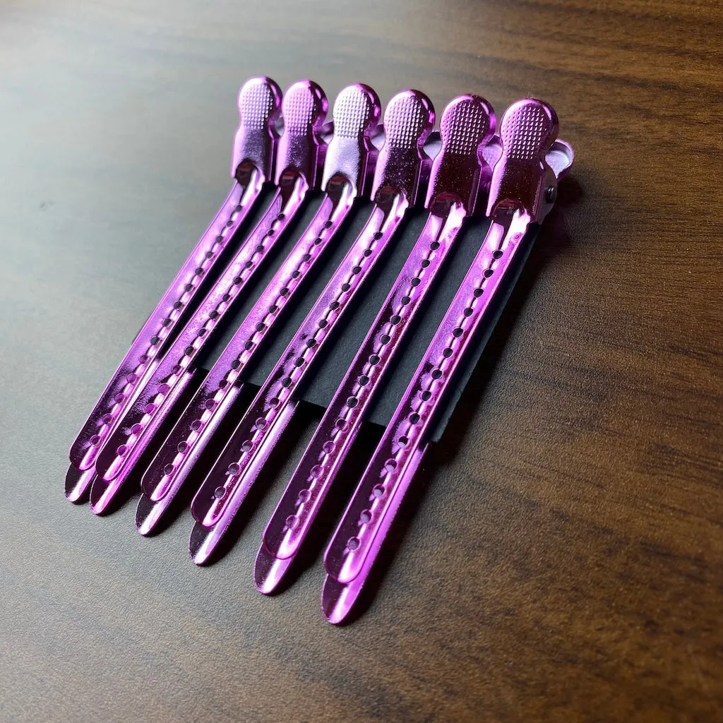 12 Piece Set Nova Professional Metal Hair Clips