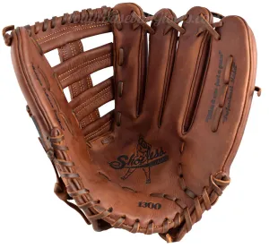 13" Single Bar Pocket Shoeless Joe Outfielder's Baseball Glove - 1300SBR