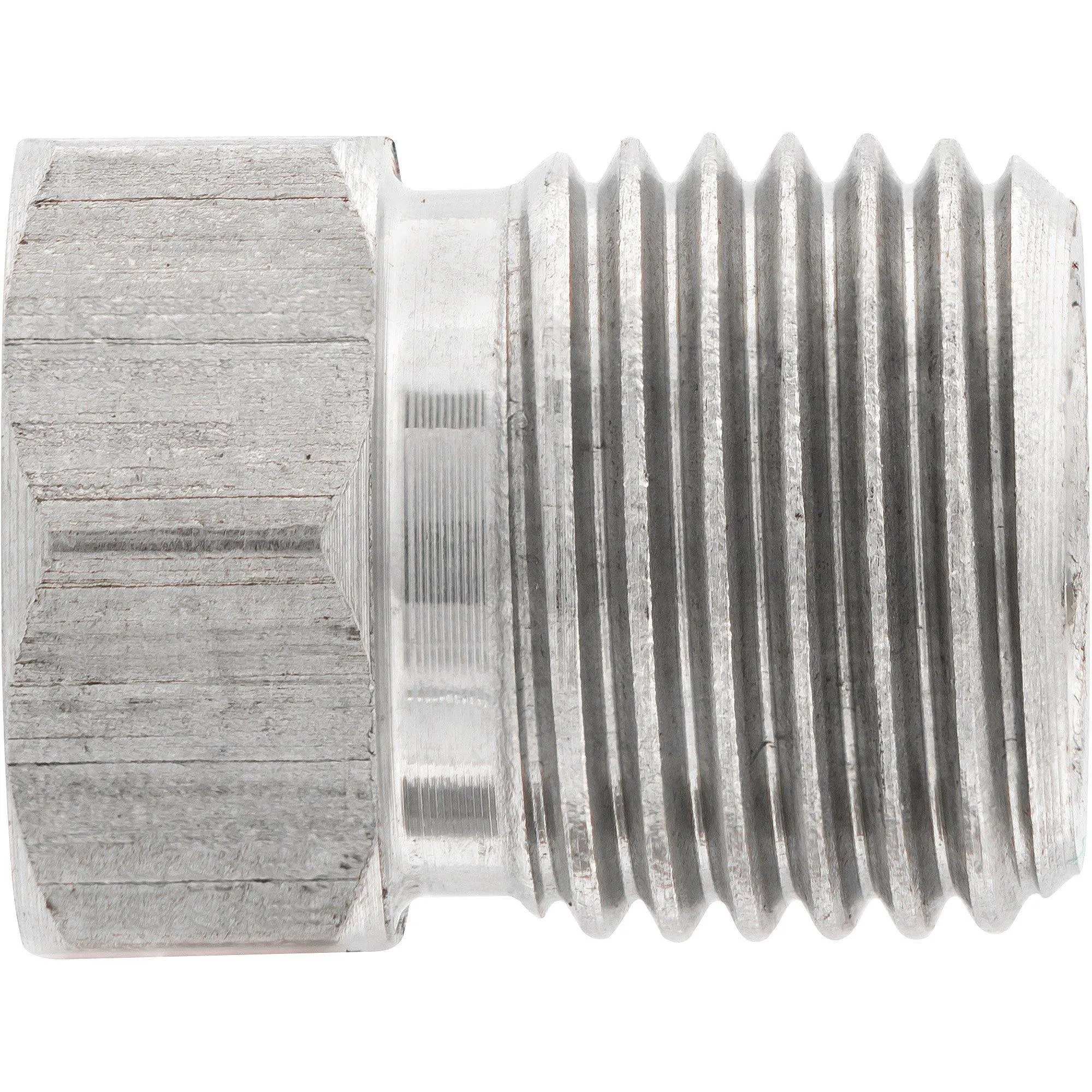 1/4" (7/16-24 Inverted) | Stainless Steel Brake Line Tube Nut | 10ct