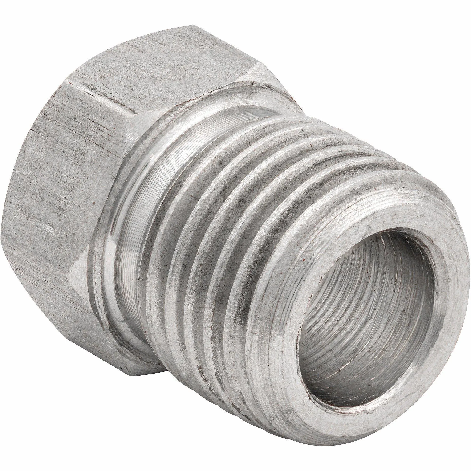 1/4" (7/16-24 Inverted) | Stainless Steel Brake Line Tube Nut | 10ct