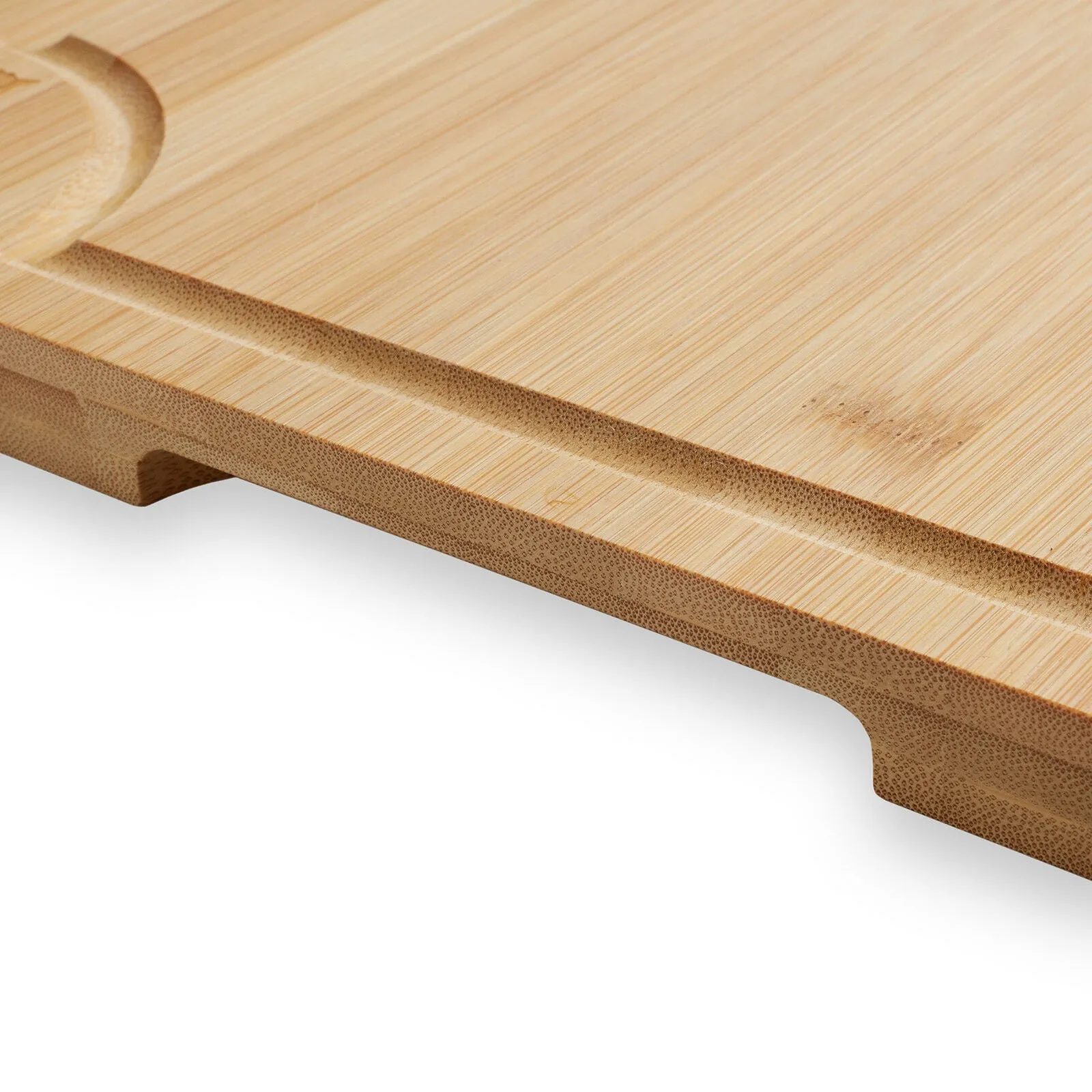 18"x12" Bamboo Cutting Board Large Wood Kitchen Butcher Carving Chopping Block