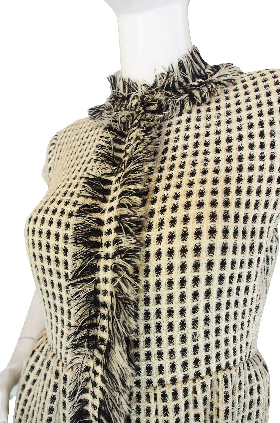 1970s Geoffrey Beene Chic Boucle Dress