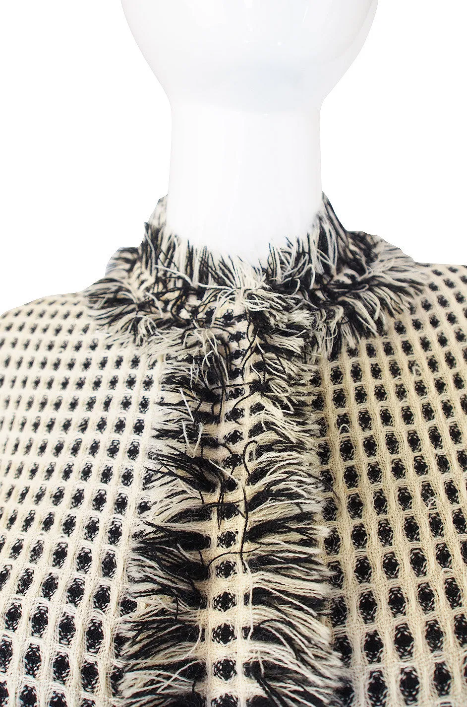 1970s Geoffrey Beene Chic Boucle Dress