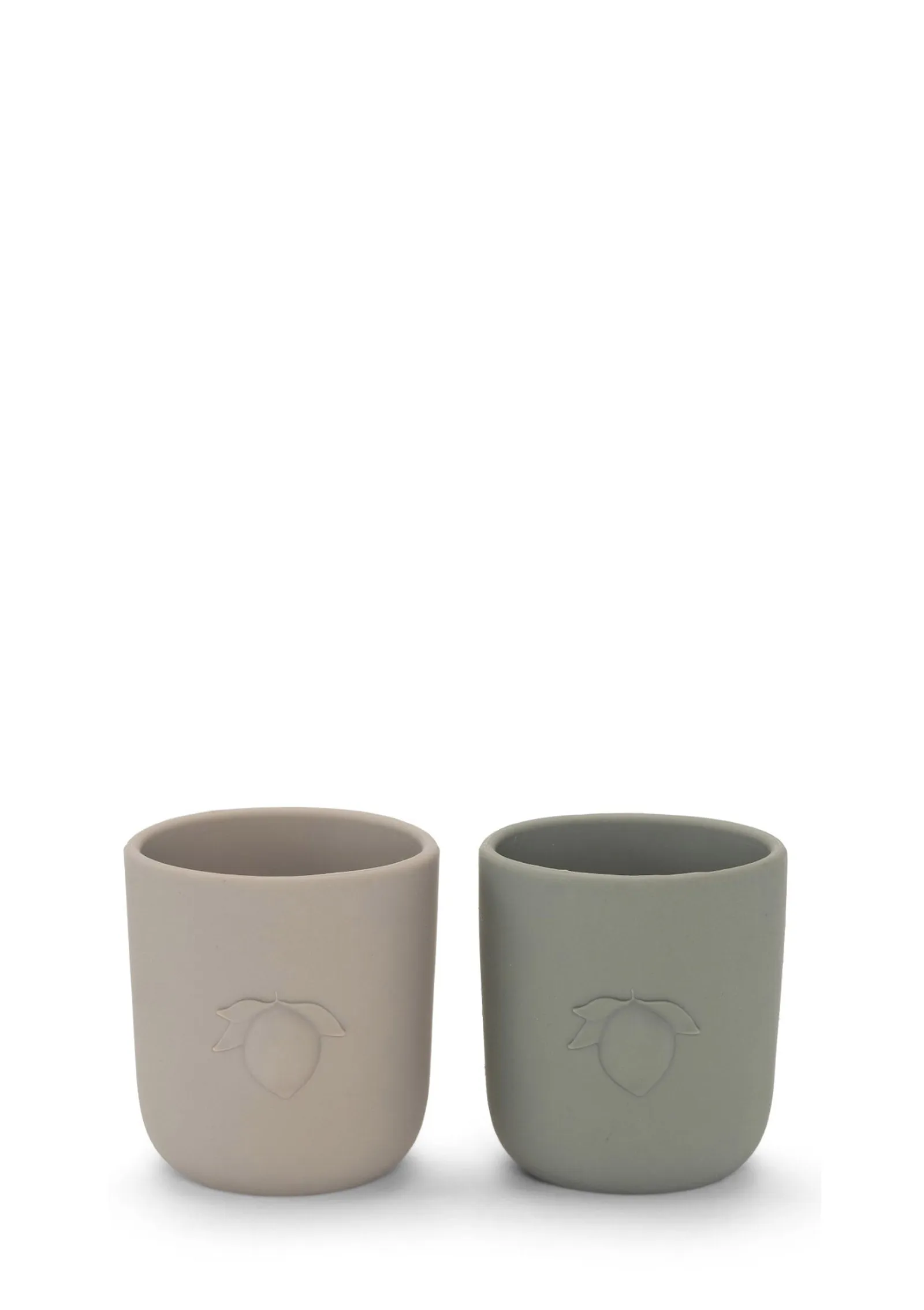 2er-Set Becher 'Lemon' Warm Grey / Whale