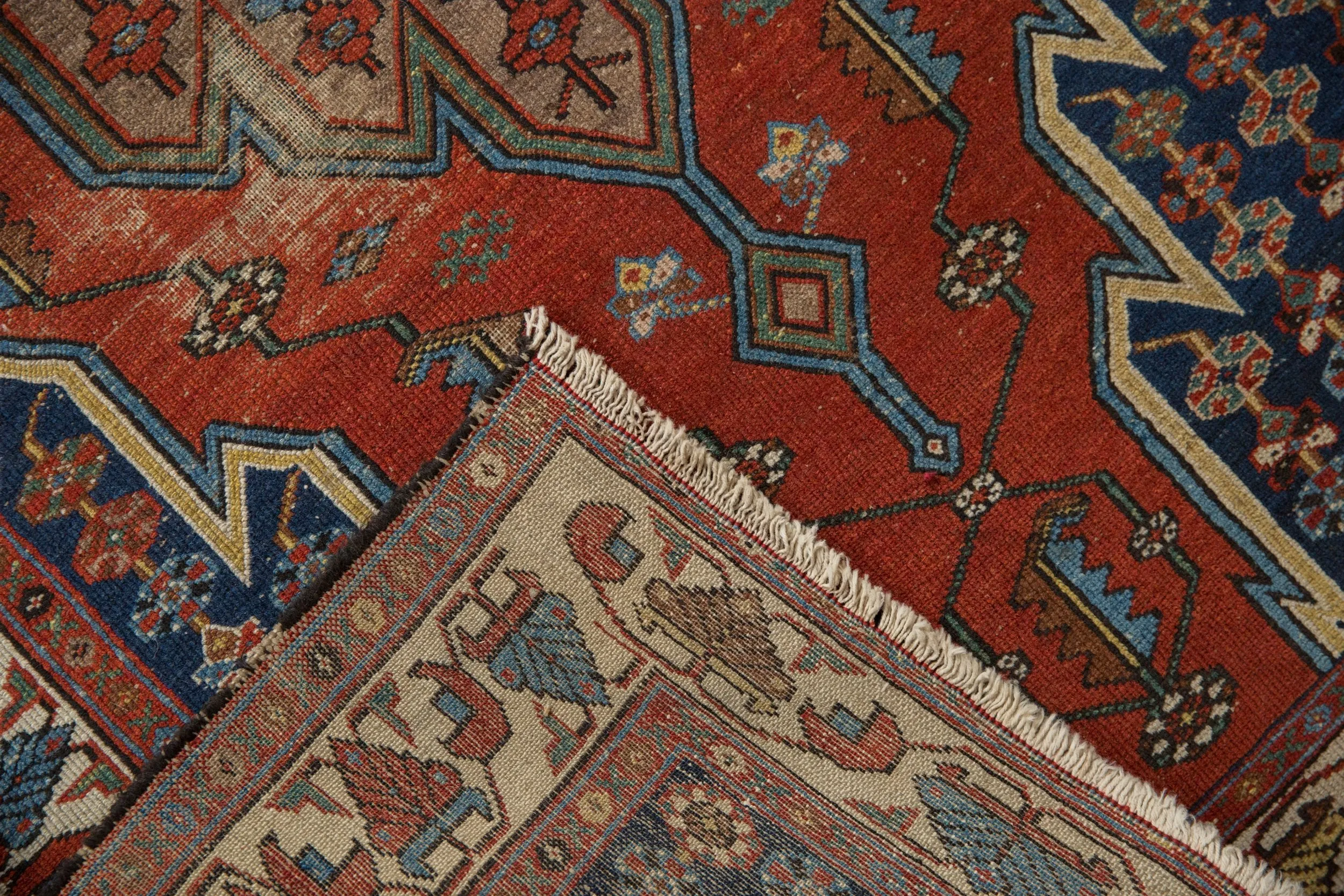 3.5x5 Vintage Fine Hamadan Rug