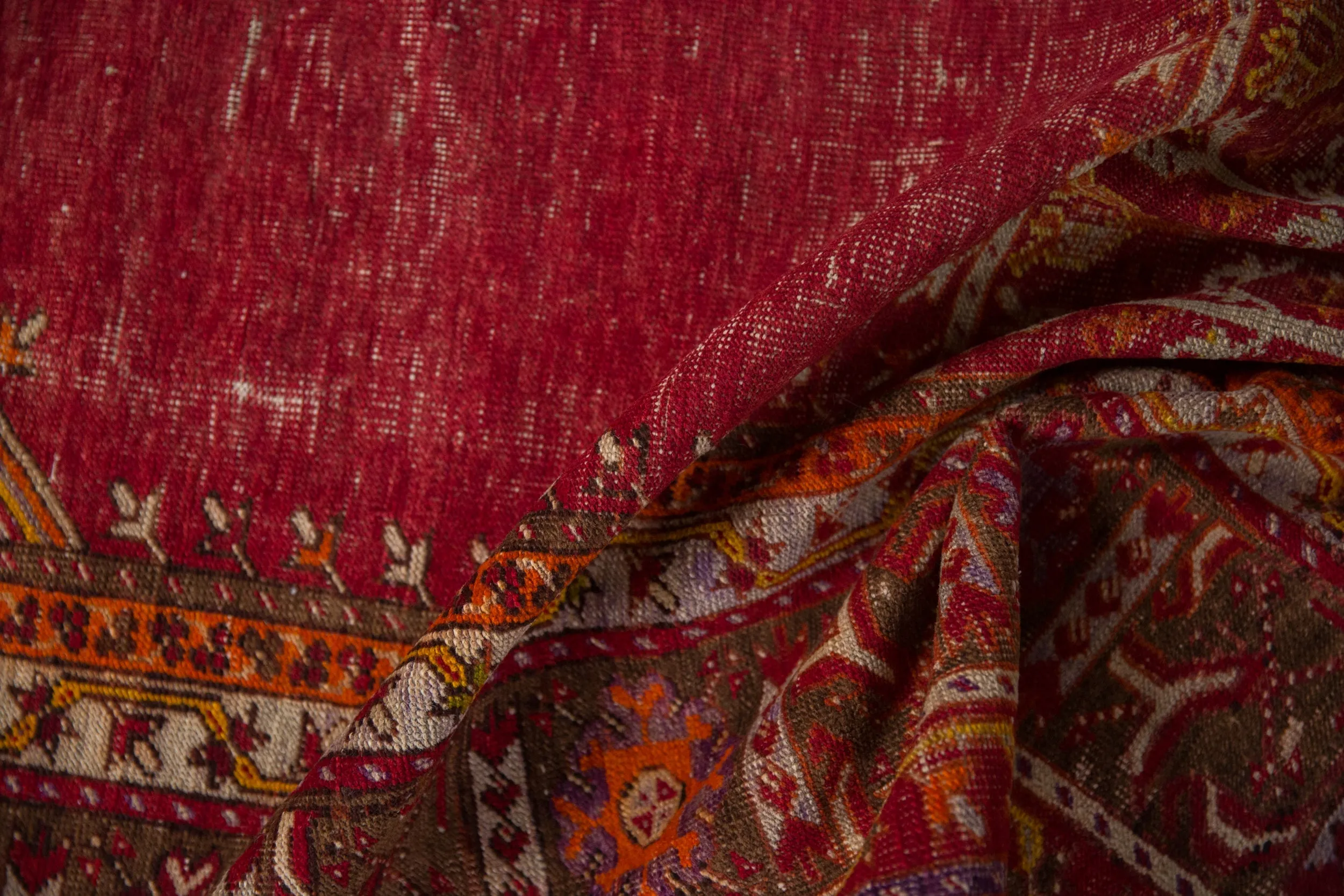 3.5x7 Vintage Ghiordes Rug Runner