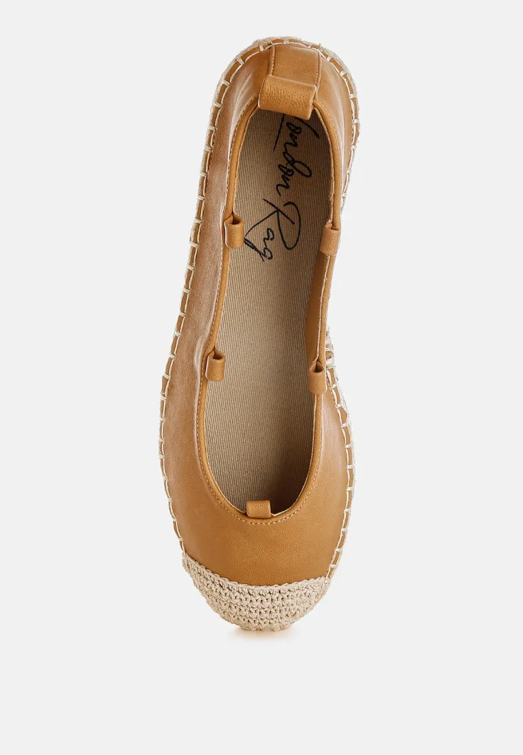 Alaya Woven Toe Lace-Up Espadrilles