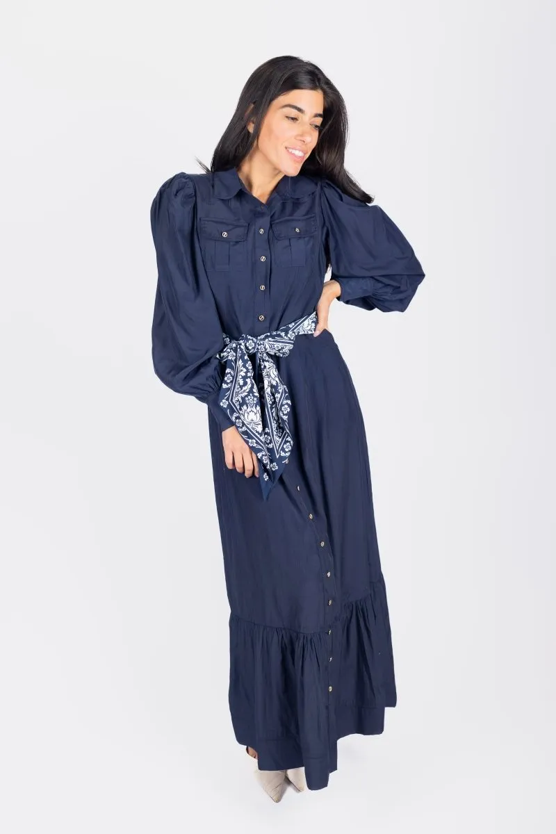 ALEX DRESS 53" (NAVY)