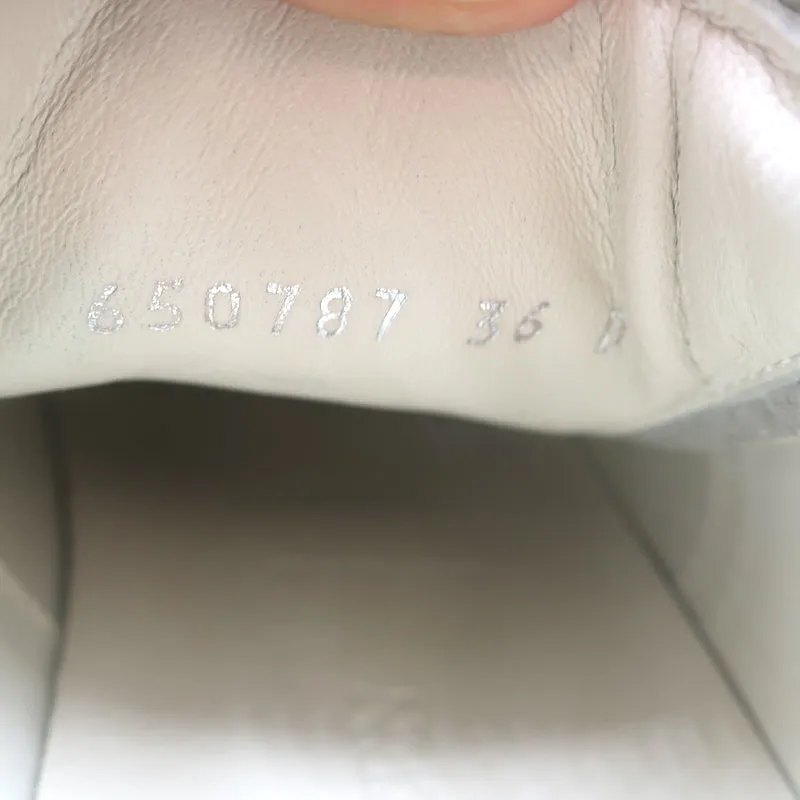 Alexander McQueen Oversized Sneakers White Leather & Leopard Suede Size 36