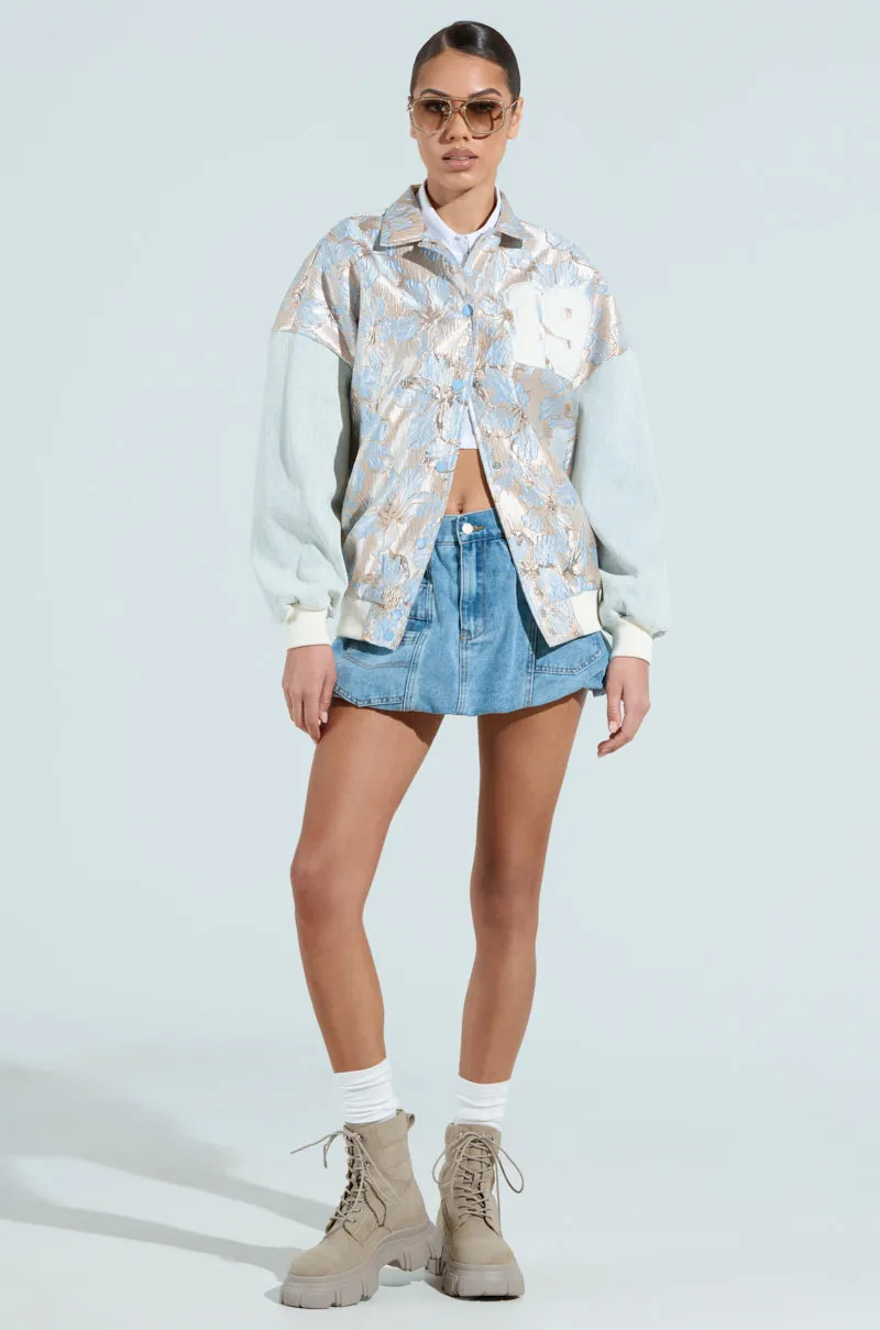ALIYA BROCADE BOMBER