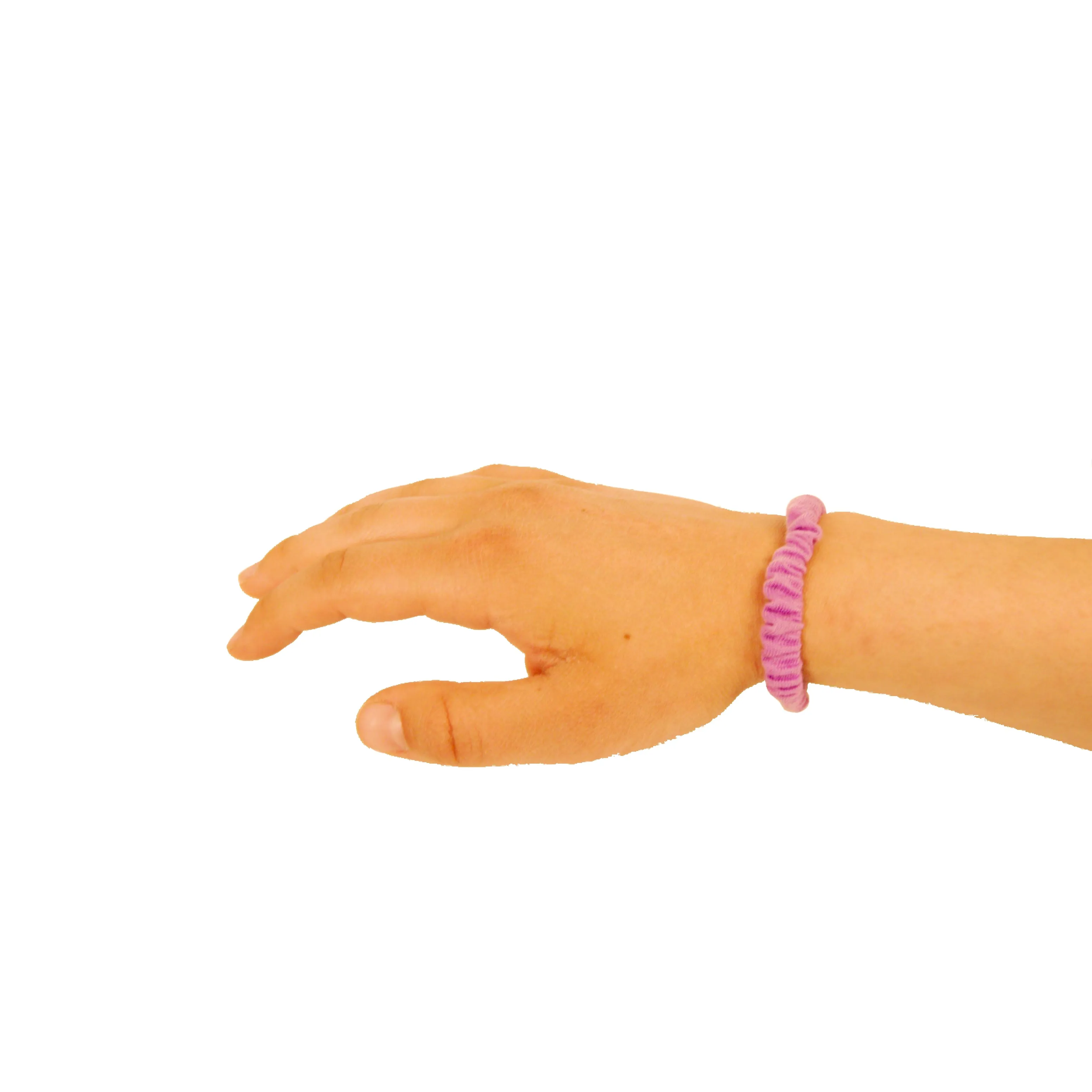 Amelia Beauty, Purple Skinny Jersey Scrunchies, 2.125in Diameter, Gentle on Hair, Strong Hold, No Snag, No Dents or Creases. 12 Pack