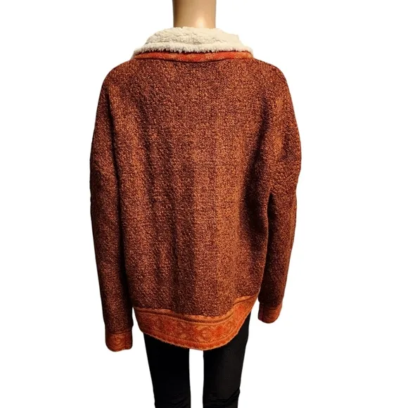 APRES Zip-up Cardigan Sweater Or Jacket L