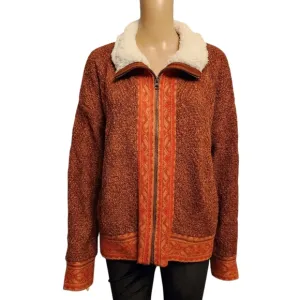 APRES Zip-up Cardigan Sweater Or Jacket L