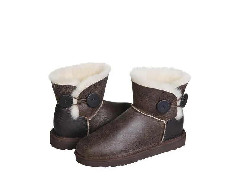 Australian UGG NAPPA Mini Button UGG Boots - 3 Colours