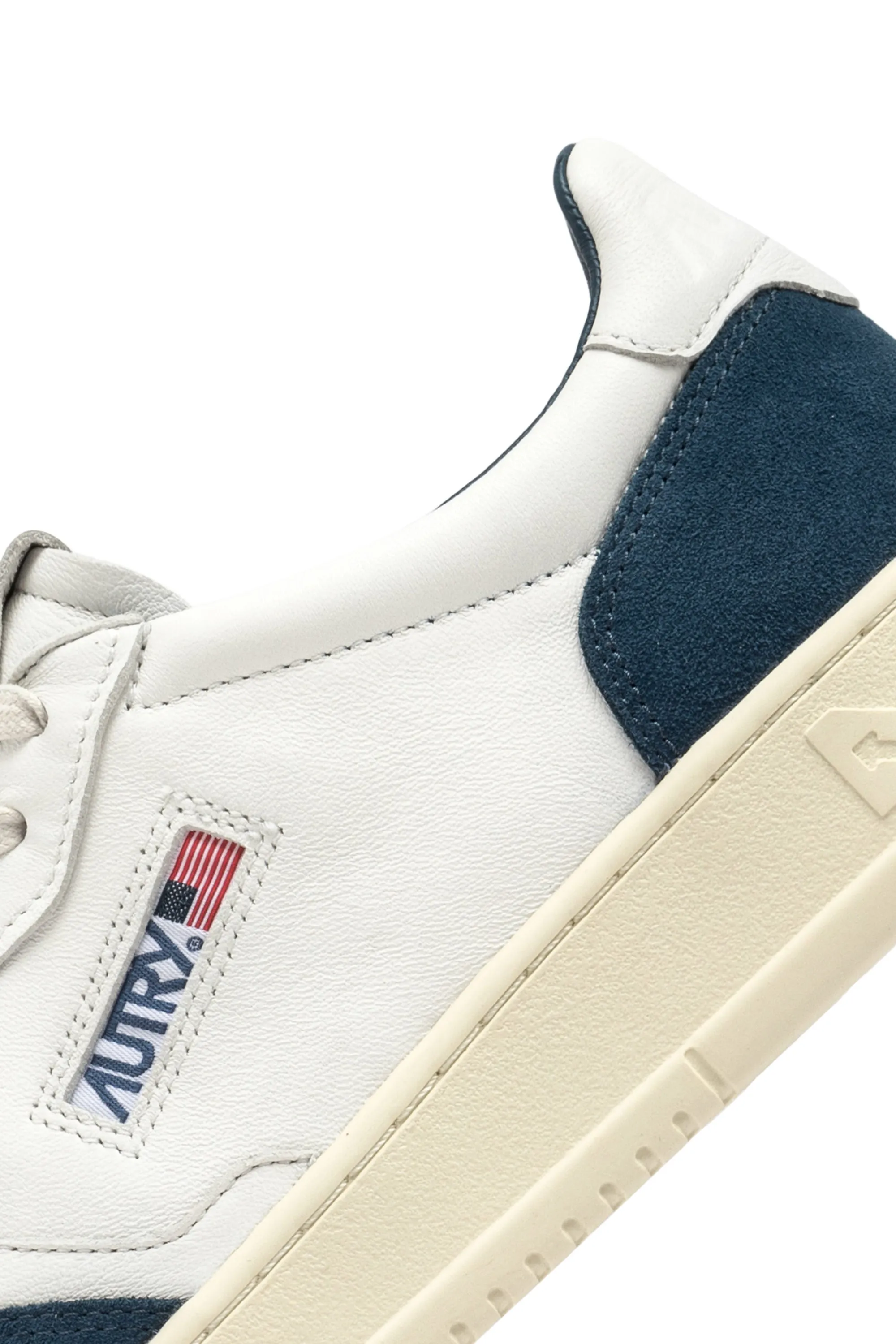 Autry Sneakers Medalist Low Man Goat Suede Blu Uomo