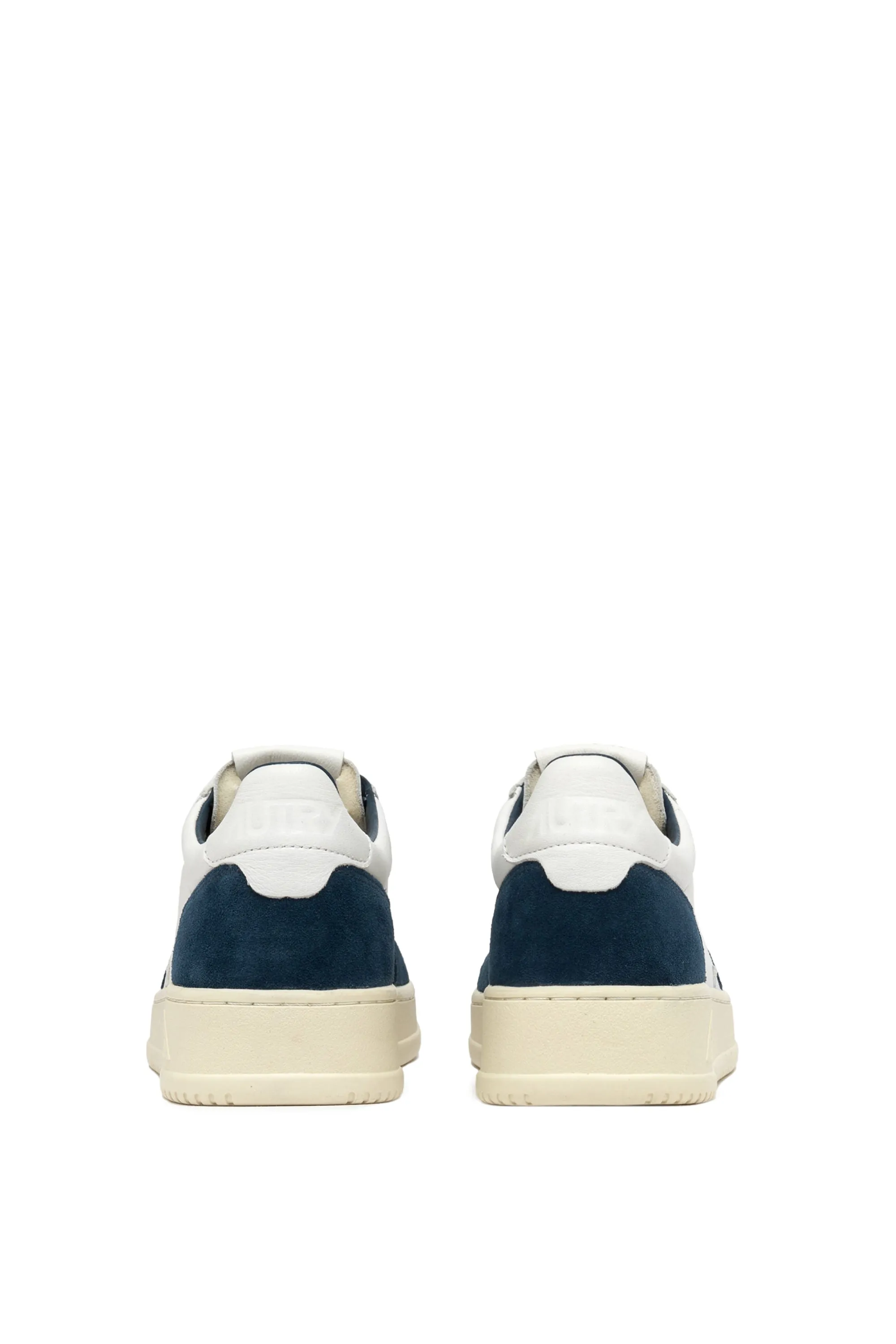 Autry Sneakers Medalist Low Man Goat Suede Blu Uomo