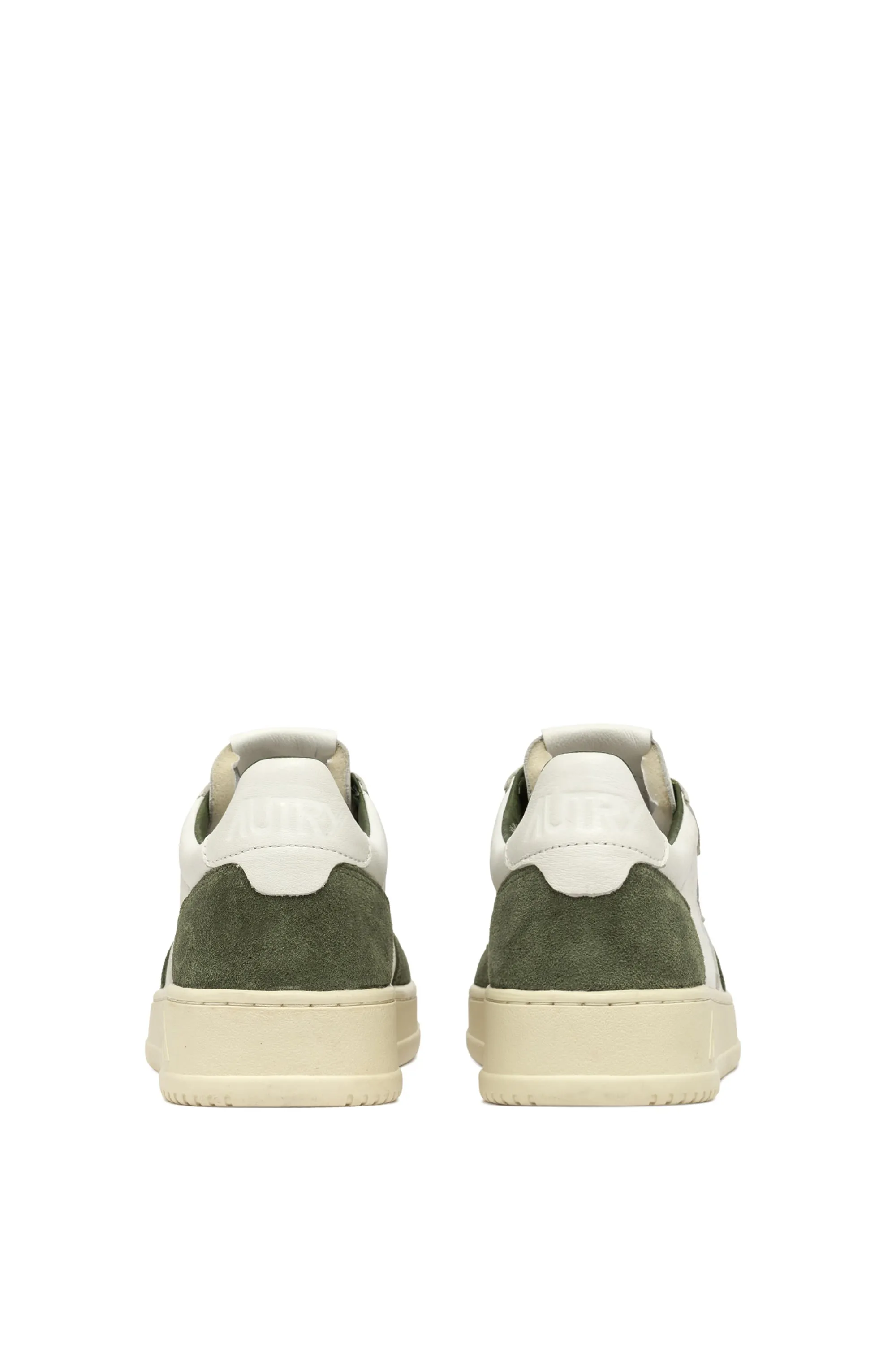 Autry Sneakers Medalist Low Man Goat Suede Verde Uomo