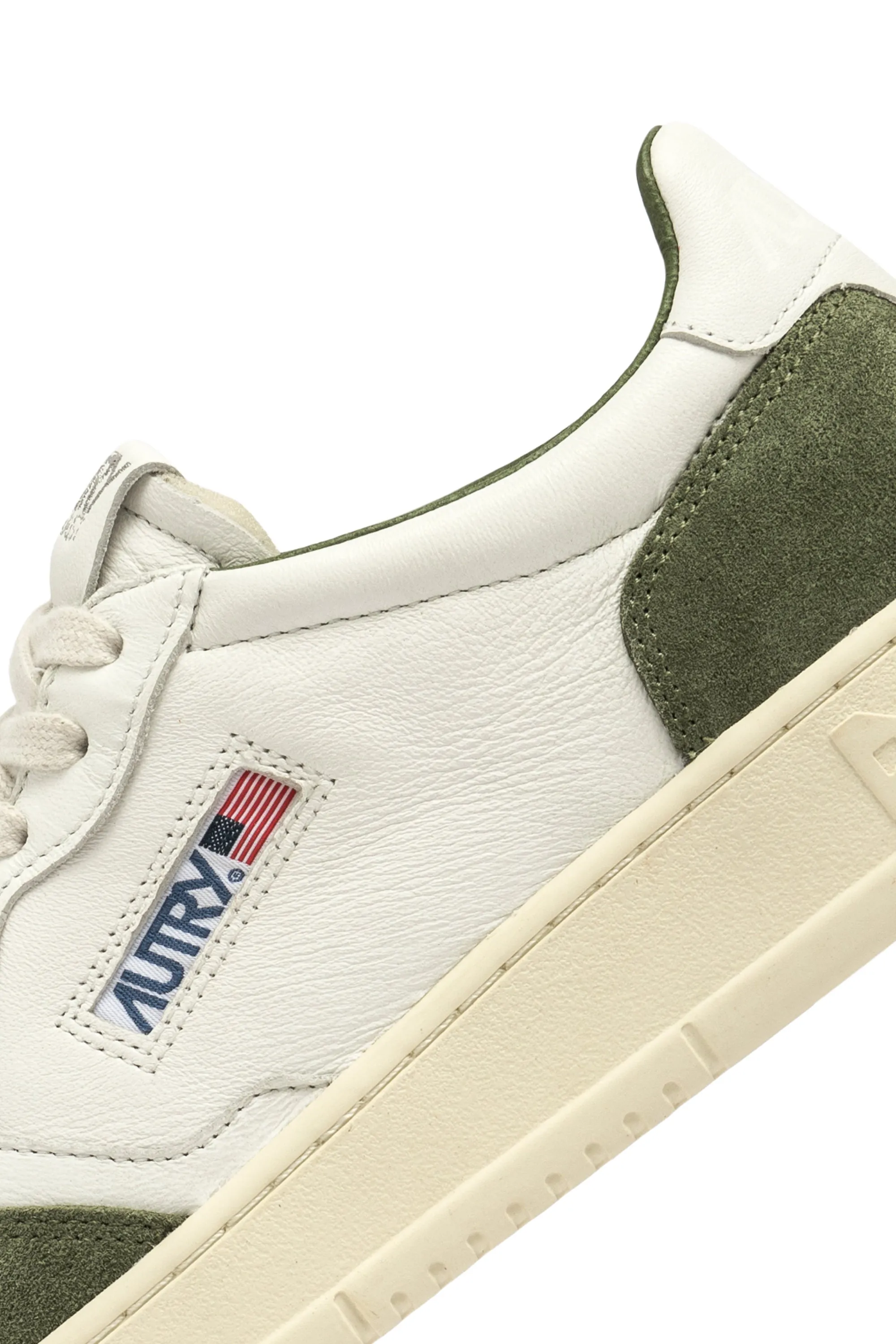 Autry Sneakers Medalist Low Man Goat Suede Verde Uomo
