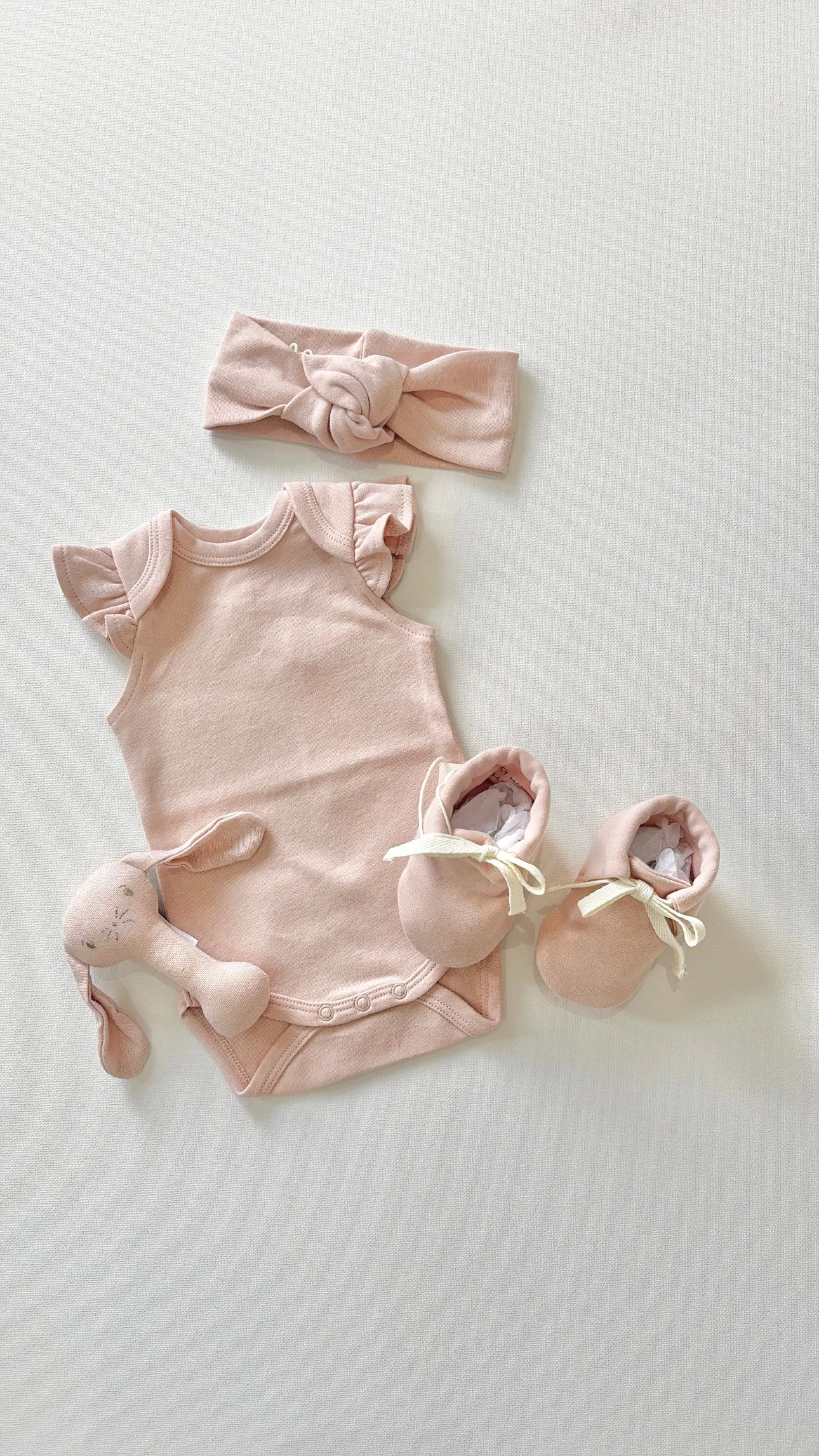 Baby Booties - Light Pink
