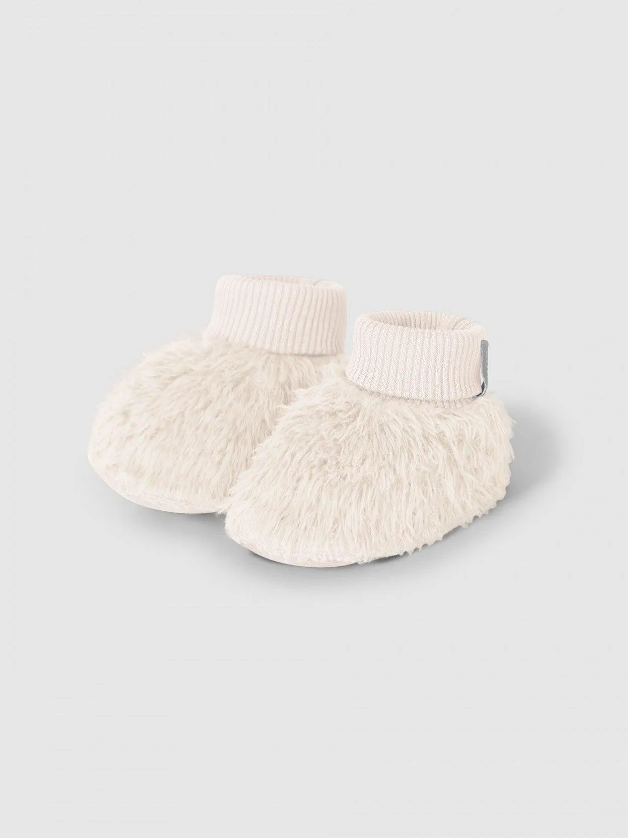 Baby Hats | Booties - Organic Cotton Fur- Light Grey | Snug