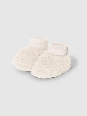 Baby Hats | Booties - Organic Cotton Fur- Light Grey | Snug