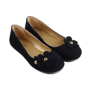 BALLERINA SHOES, NAVY