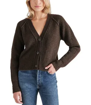 BECKIE CARDIGAN - CHESTNUT
