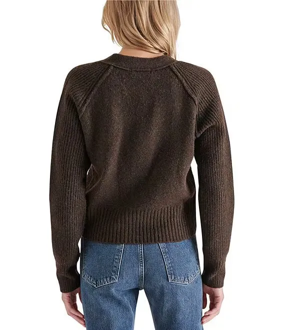 BECKIE CARDIGAN - CHESTNUT