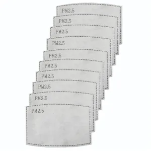 BHS Staff Activated Carbon Face Covering Filter (pack of 10)