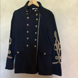 Black military style jacket