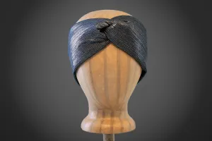 Black Shimmer Metallic Headband