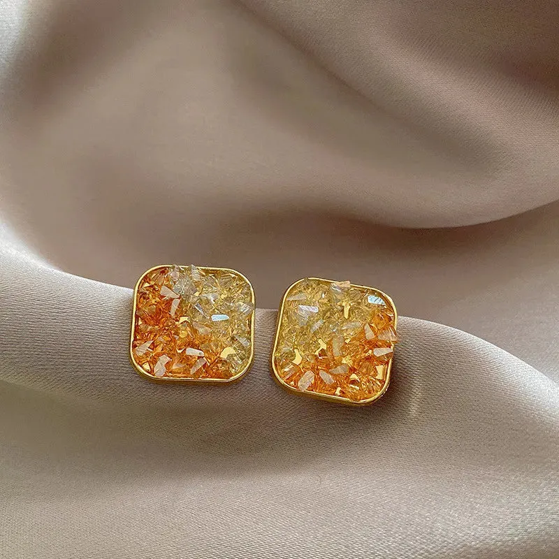 Bow Pendant Gold Plated Earrings