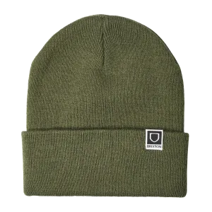 Brixton Harbor Beta Watch Cap Beanie Military Olive