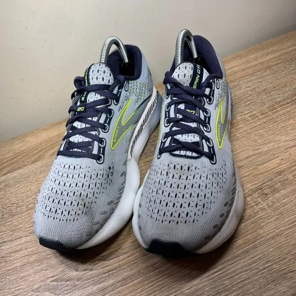 Brooks‎ Glycerin GTS 20 Womens Shoes Blue Gray Athletic Running Sneakers Size 9