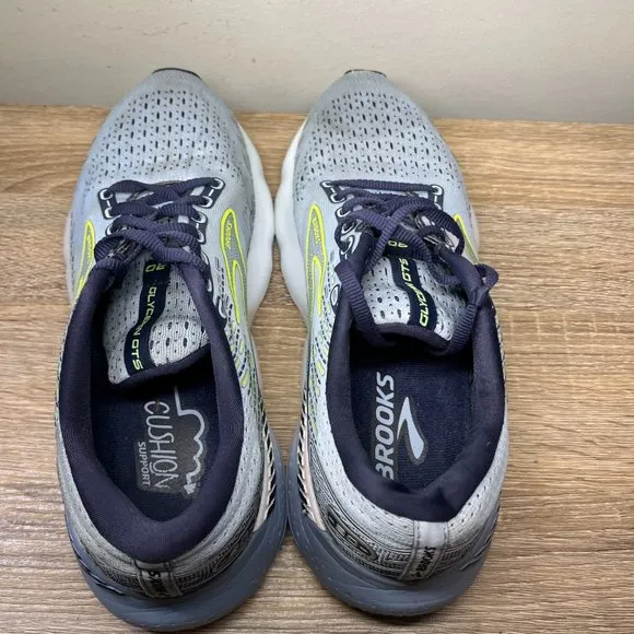 Brooks‎ Glycerin GTS 20 Womens Shoes Blue Gray Athletic Running Sneakers Size 9