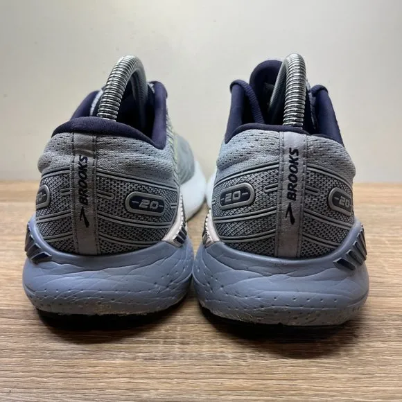 Brooks‎ Glycerin GTS 20 Womens Shoes Blue Gray Athletic Running Sneakers Size 9
