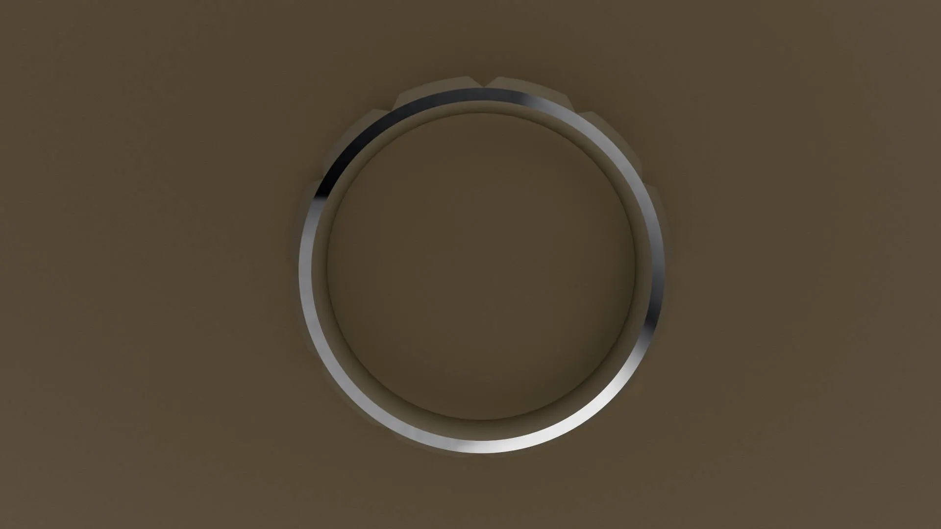 Brushed White Gold 6mm Knife Edge Segmented Wedding Band
