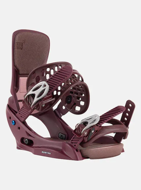 Burton Lexa X EST Snowboard Bindings Womens Almandine