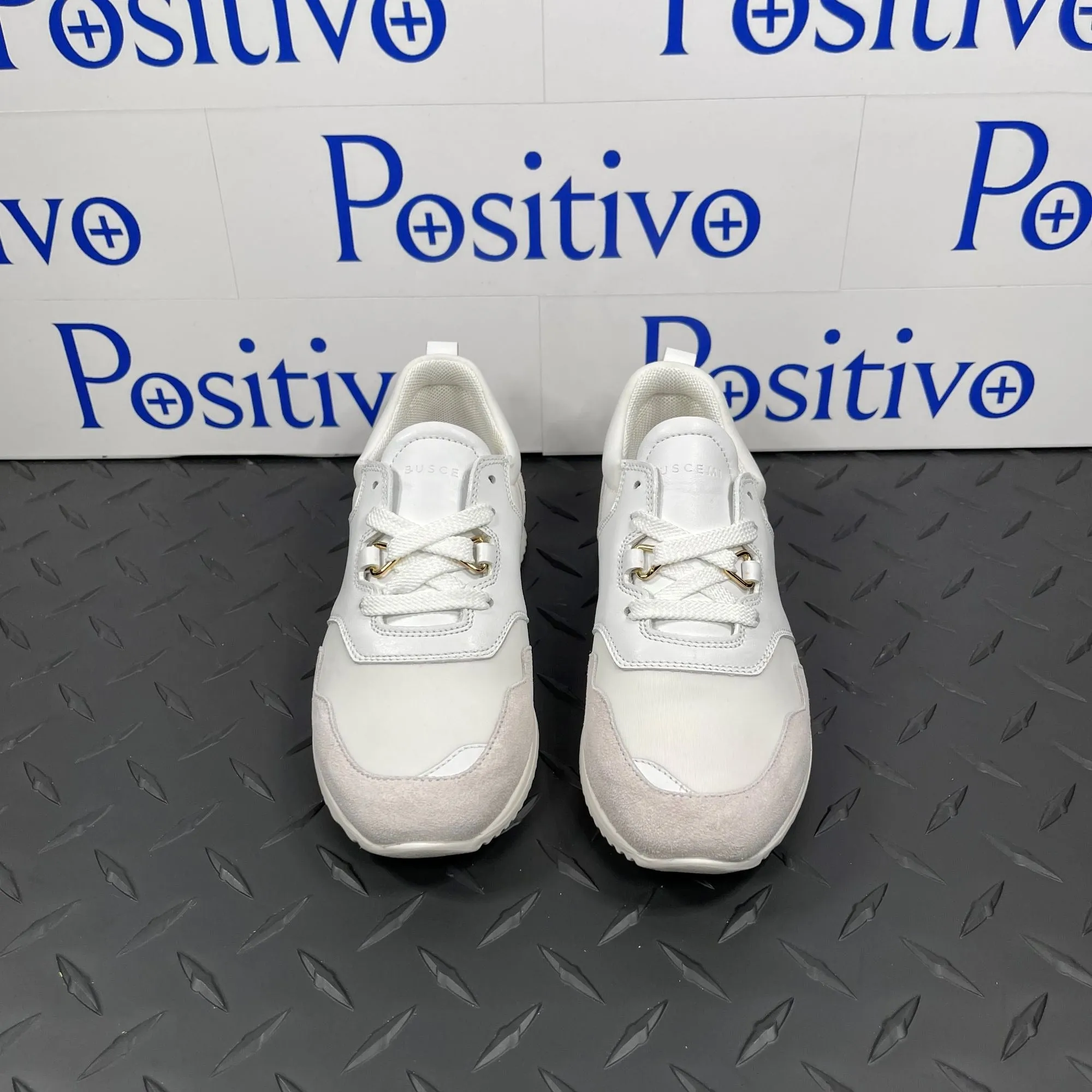 Buscemi Ventura Kid White leather Sneakers