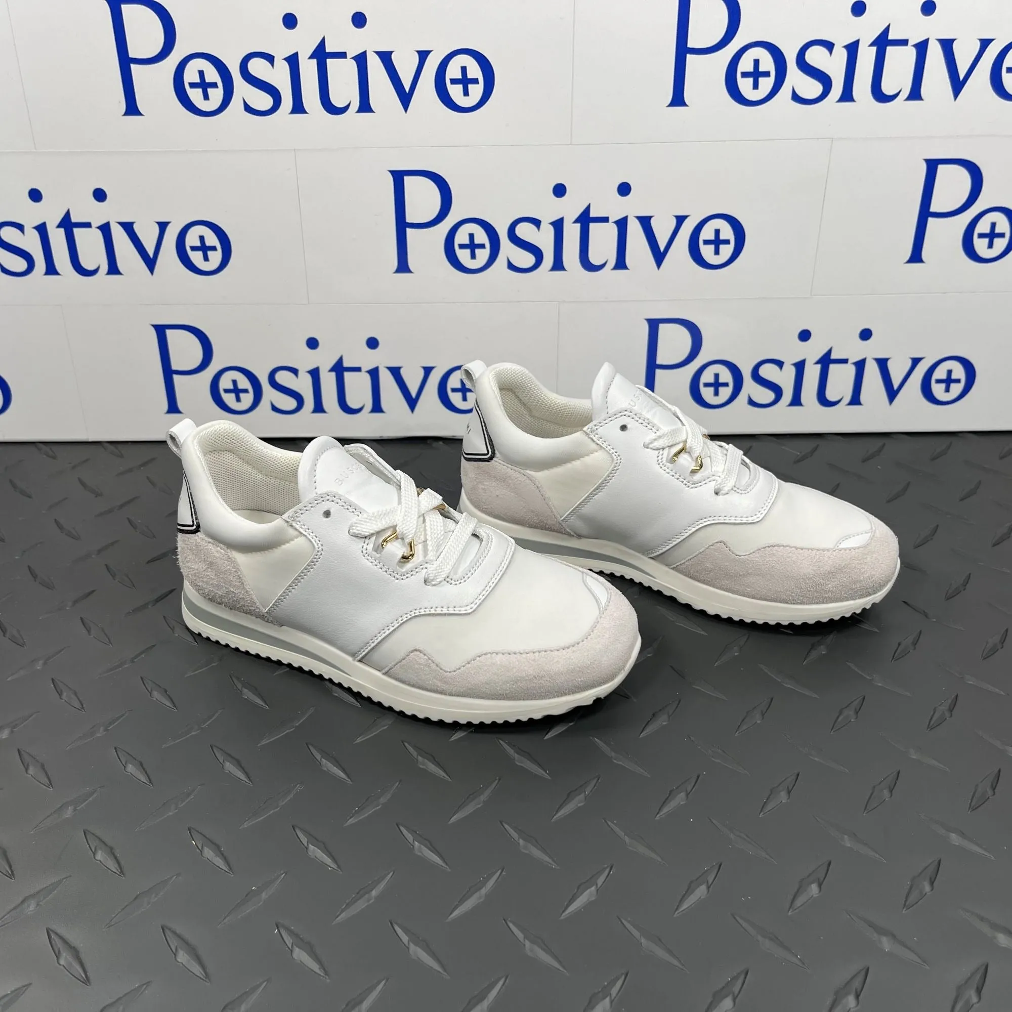 Buscemi Ventura Kid White leather Sneakers