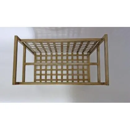 Champagne Silver Woven Magazine Holder