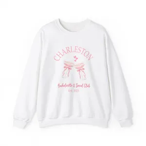 Charleston Bachelorette  Social Club Sweatshirt - Cozy Unisex Crewneck