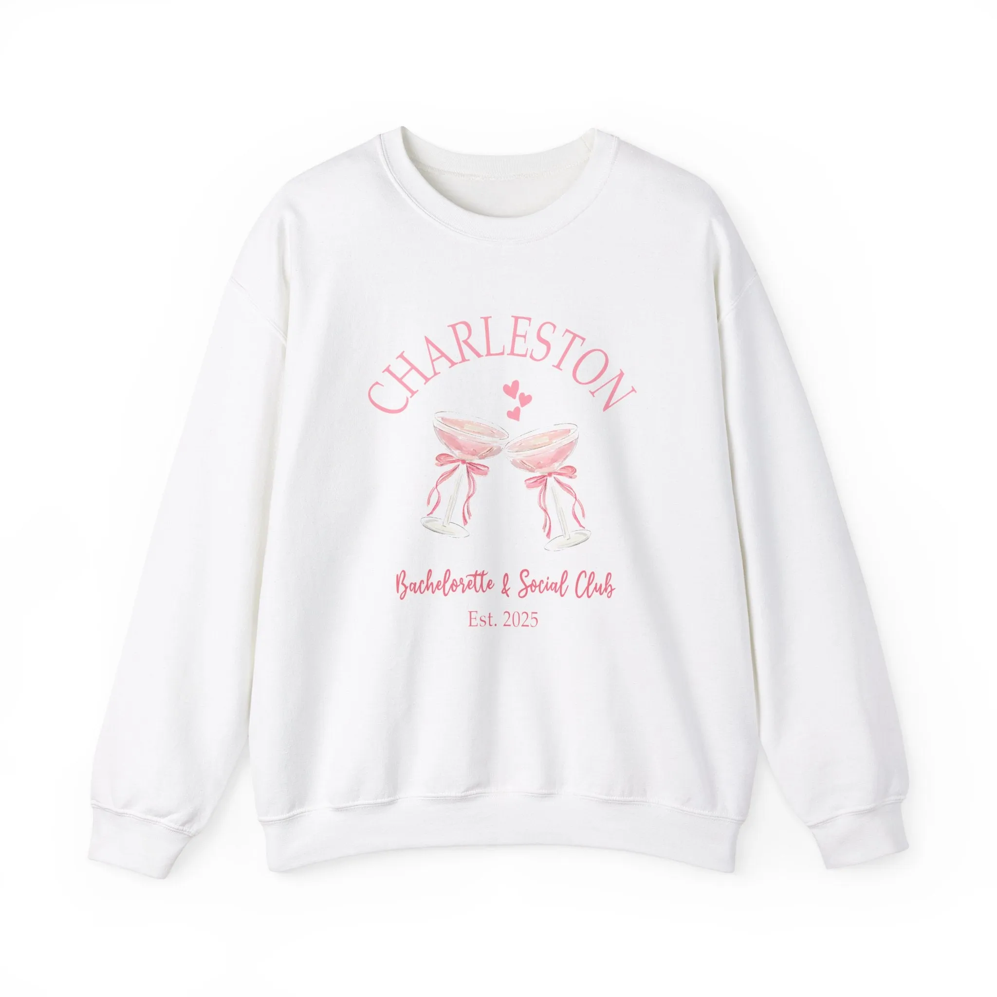 Charleston Bachelorette  Social Club Sweatshirt - Cozy Unisex Crewneck