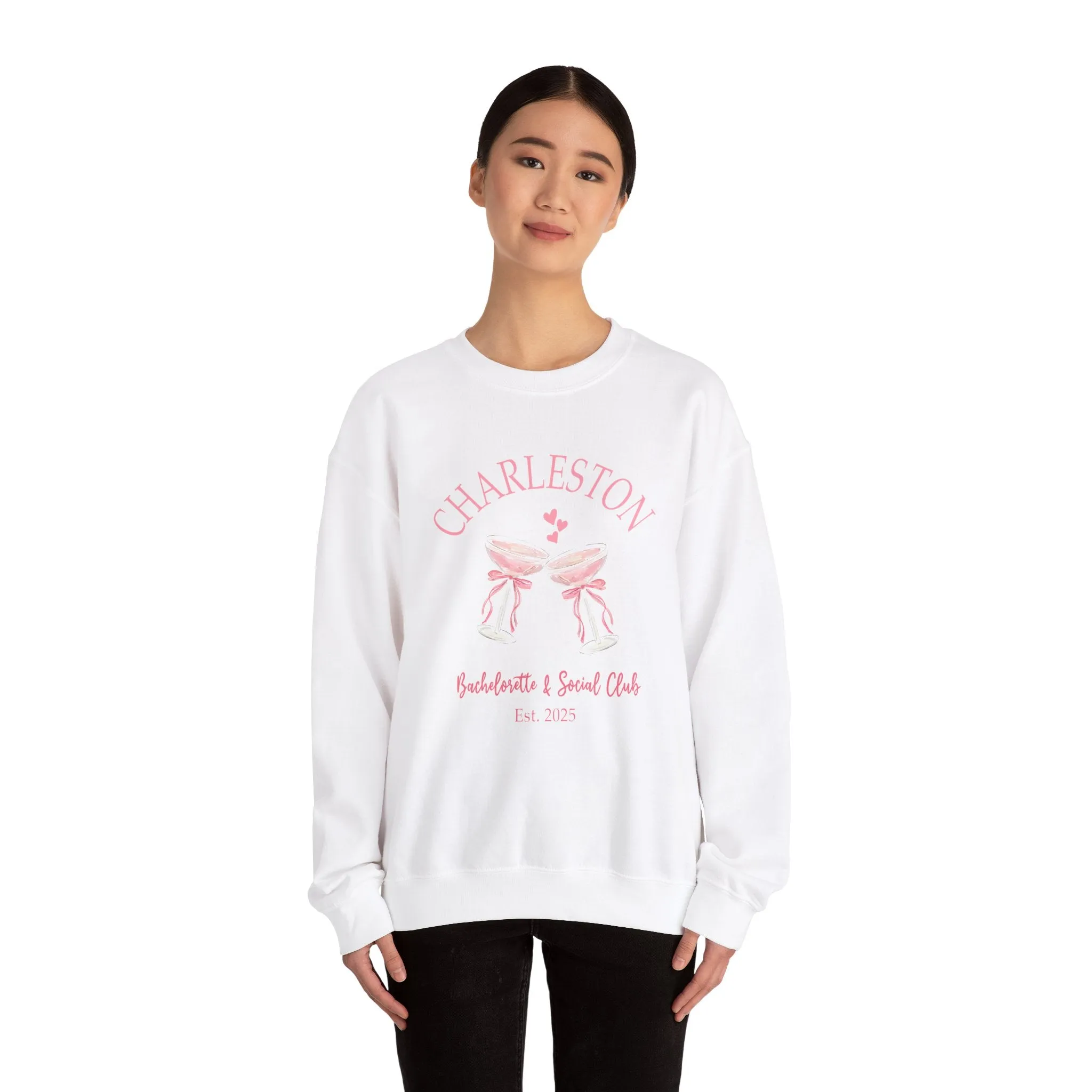 Charleston Bachelorette  Social Club Sweatshirt - Cozy Unisex Crewneck