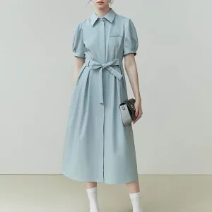 Chic Commuter Shirt Dress for Women