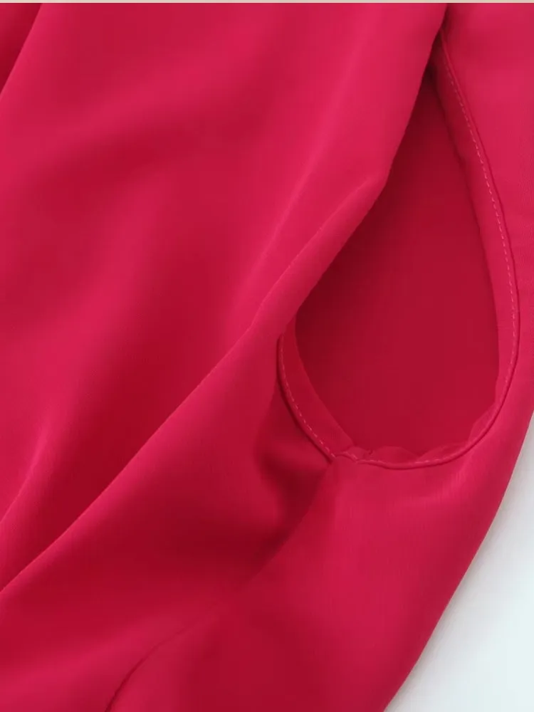 Chic Round Neck Sleeveless Slim-Fit Shorts