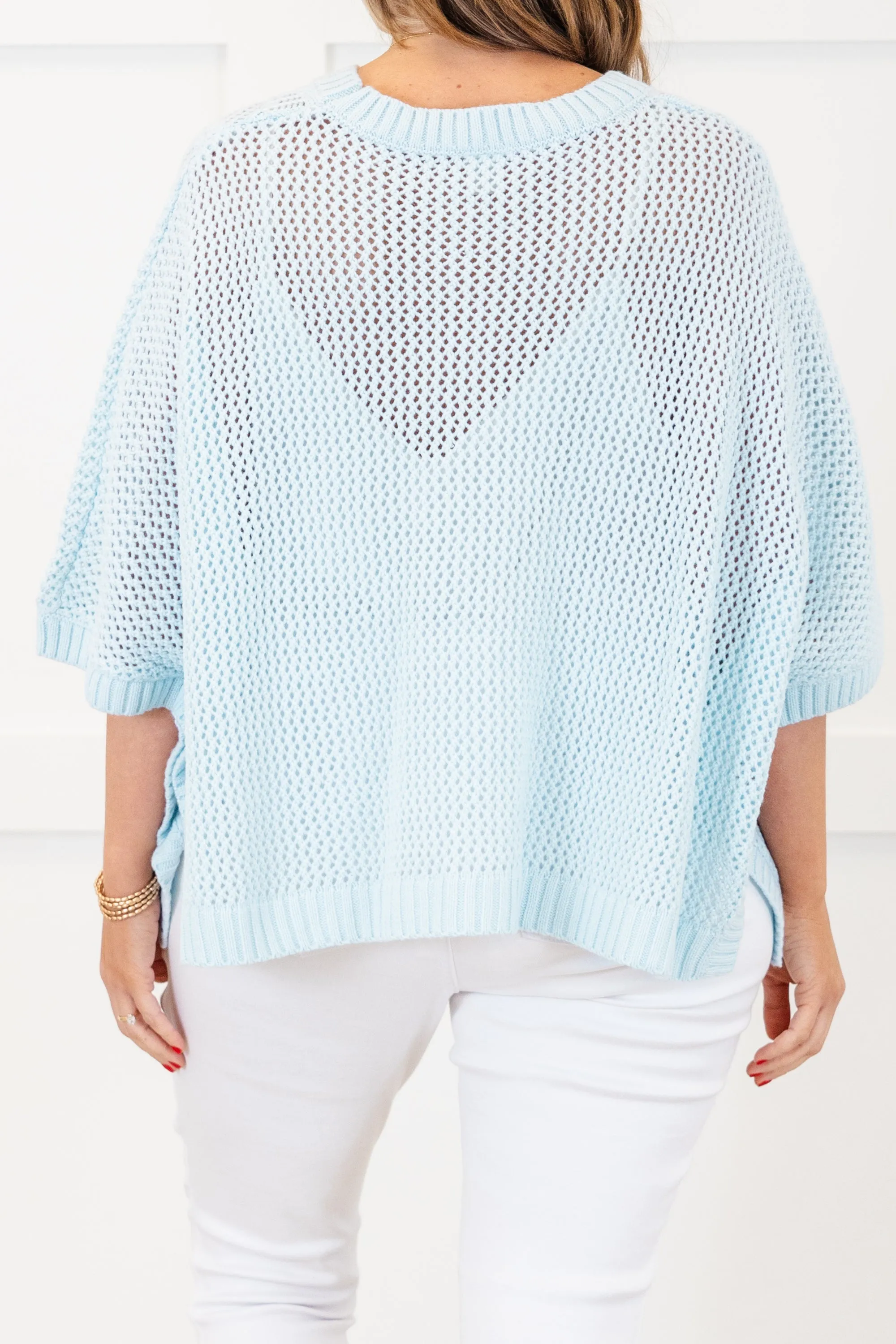 Chill Out Top, Light Blue