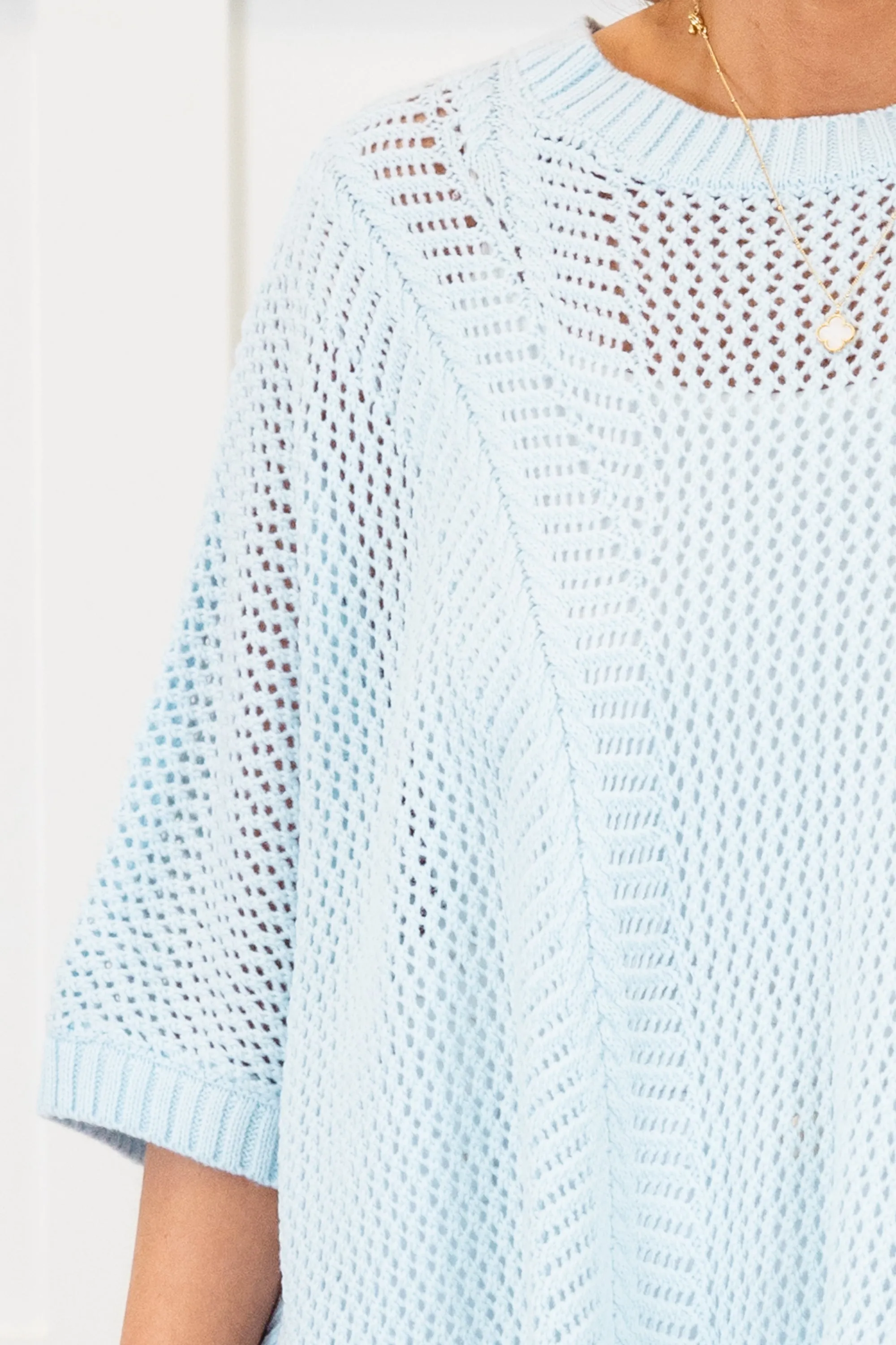 Chill Out Top, Light Blue